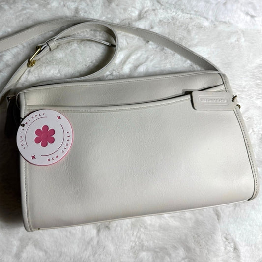 Vintage Coach 9944 Taylor White Crossbody