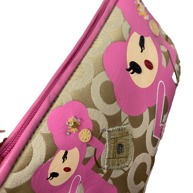 COACH Y2K Rare Poppy "Pinky" Limited Edition Wristlet