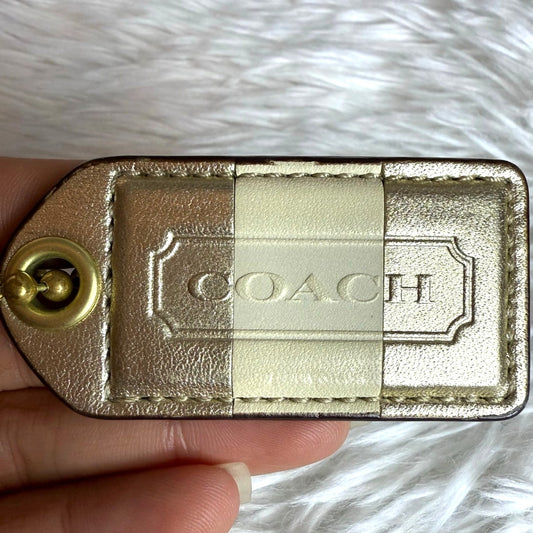 2.5" COACH Y2K Fob Bag Charm Hang tag Hangtag