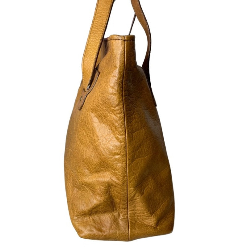 DARK'S Designs in Leather Tote American Bison Leather Made in USA