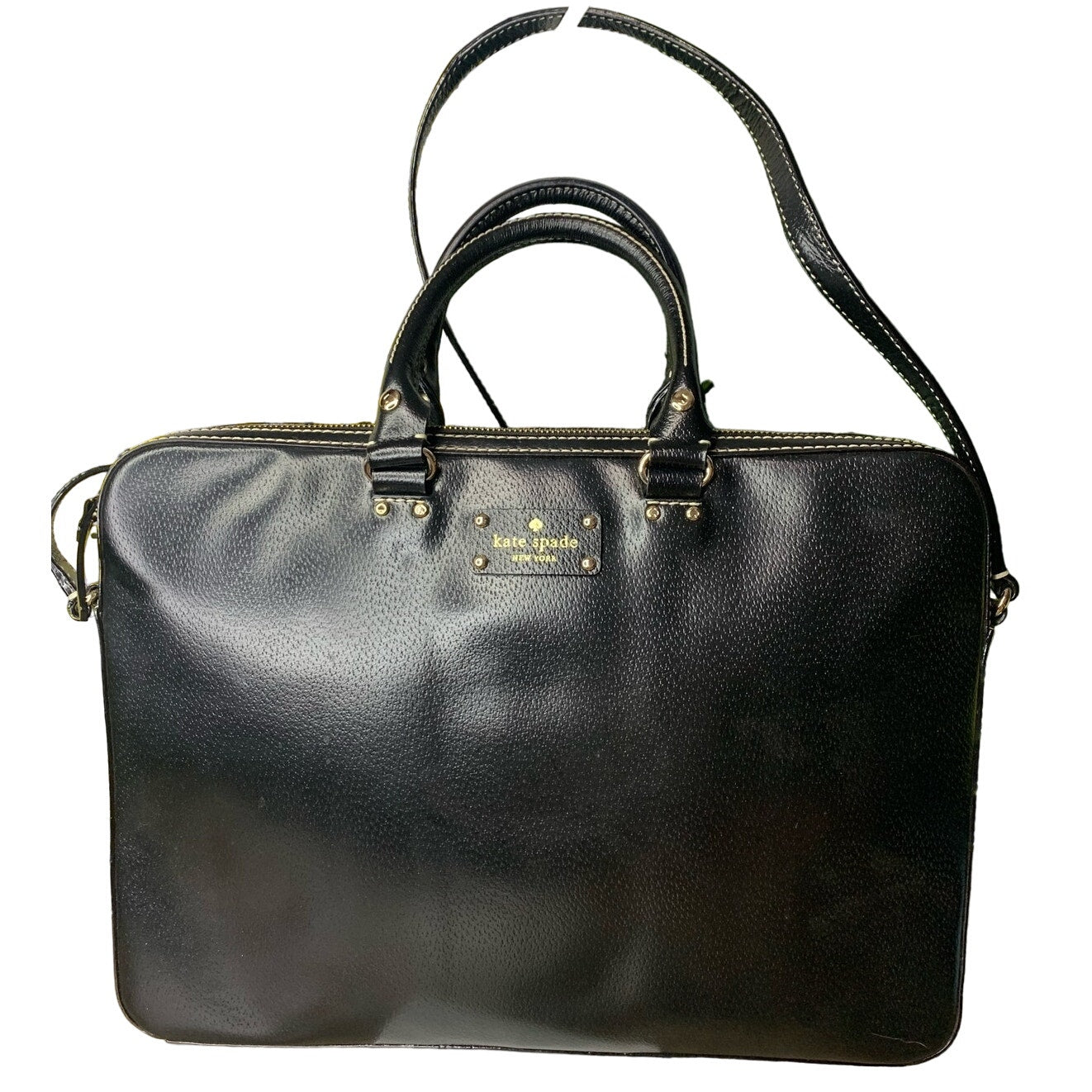 KATE SPADE New York Black Wellesley Tanner Laptop Briefcase Bag