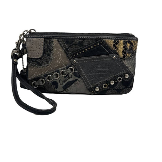 COACH Patchwork Wristlet