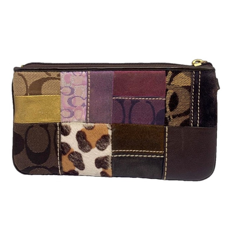 COACH Patchwork Multi-color Wristlet