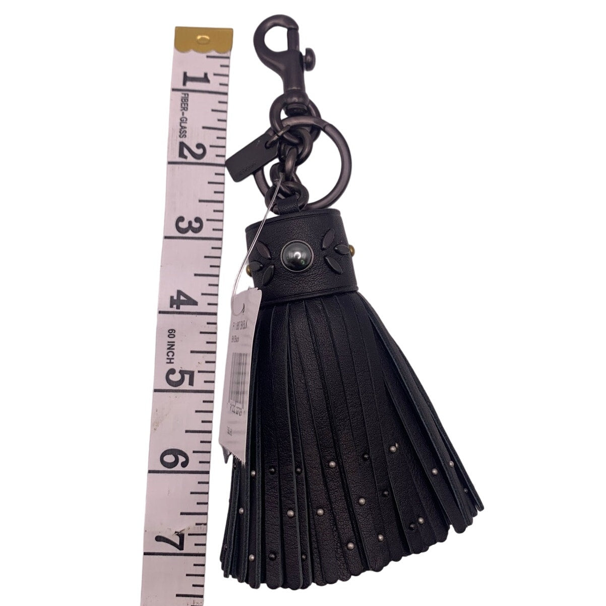 NWT COACH Tassel Bag Charm Key Fob