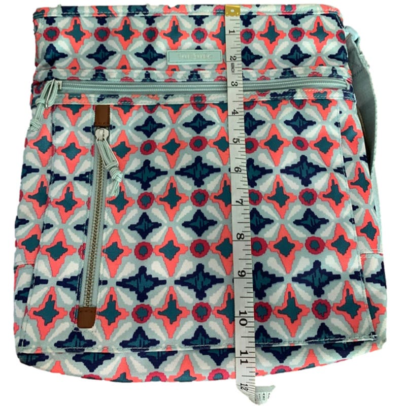 Vera Bradley Water Geo Messenger Crossbody