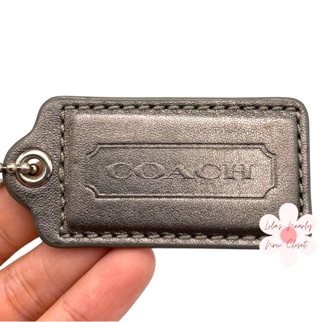 2" COACH Hampton Archive 10th Anniversary Fob Bag Charm Hang tag Hangtag