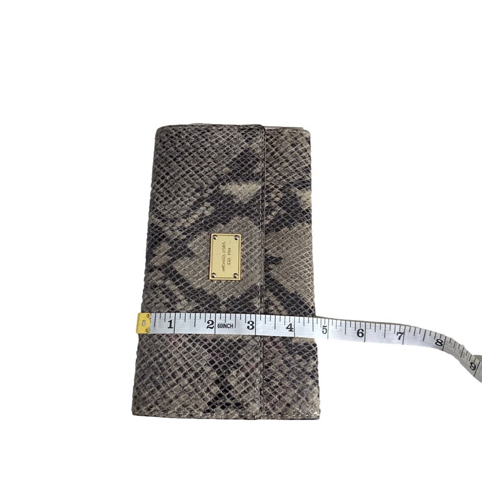MICHAEL KORS Animal Print Snake Print Shoulder Bag Tote and Wallet