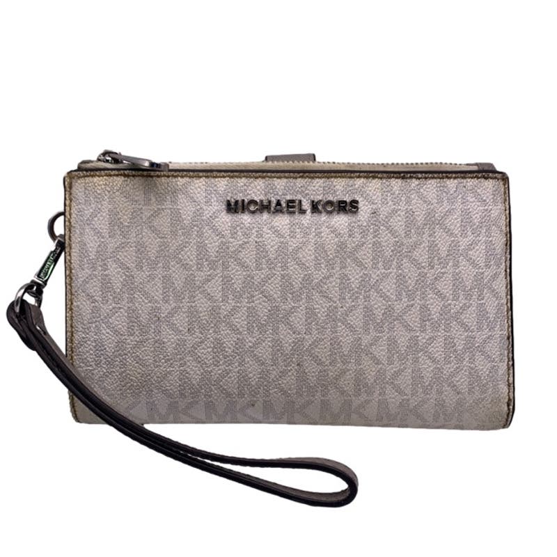 Michael Kors Jet Set Signature Phone Holder Wallet / Wristlet