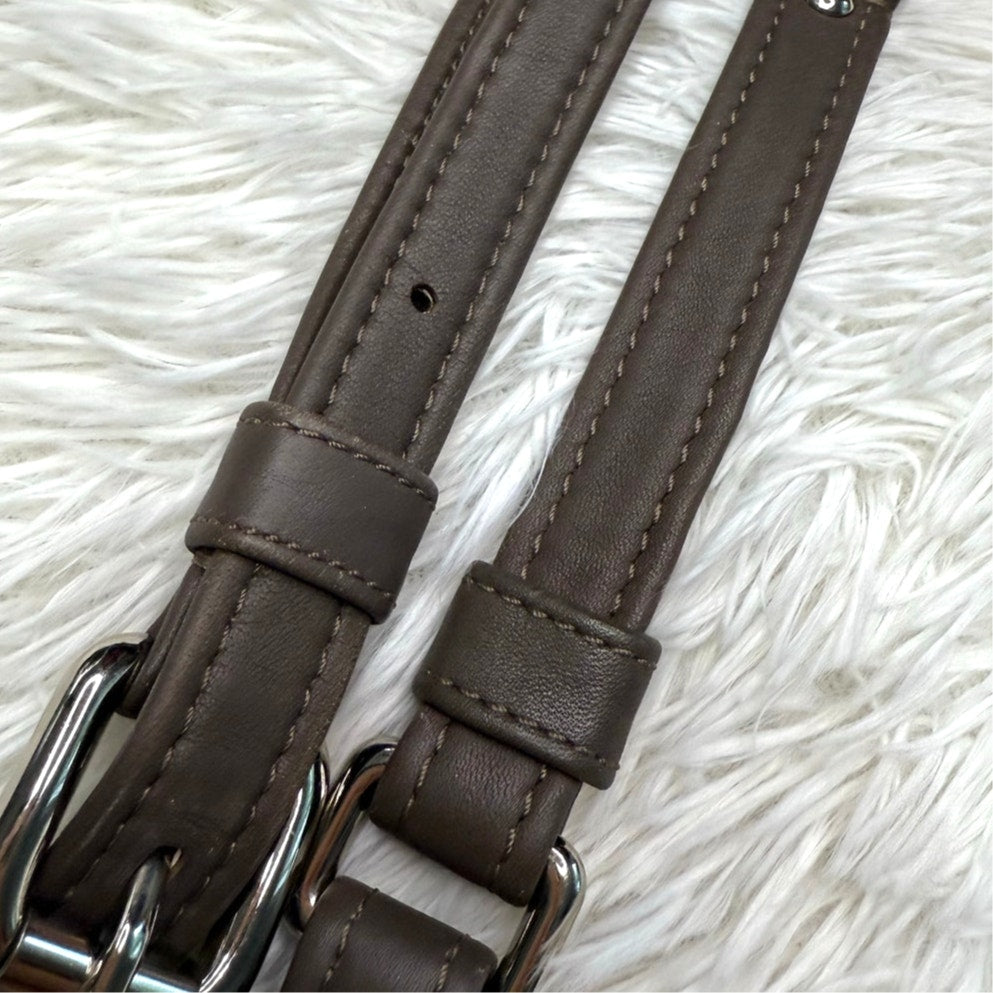 Brown Silver Crossbody Replacement Strap