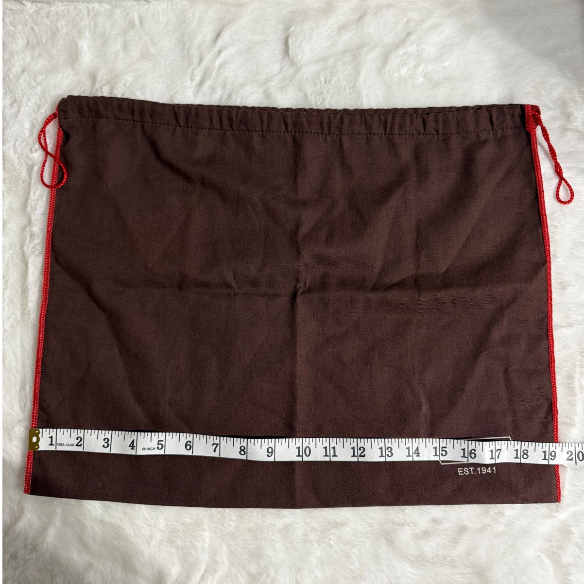 y2k COACH Brown Dust Bag