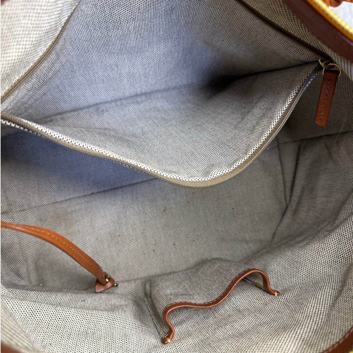 DOONEY & BOURKE Pebbled Leather Shoulder Bag with Pouch