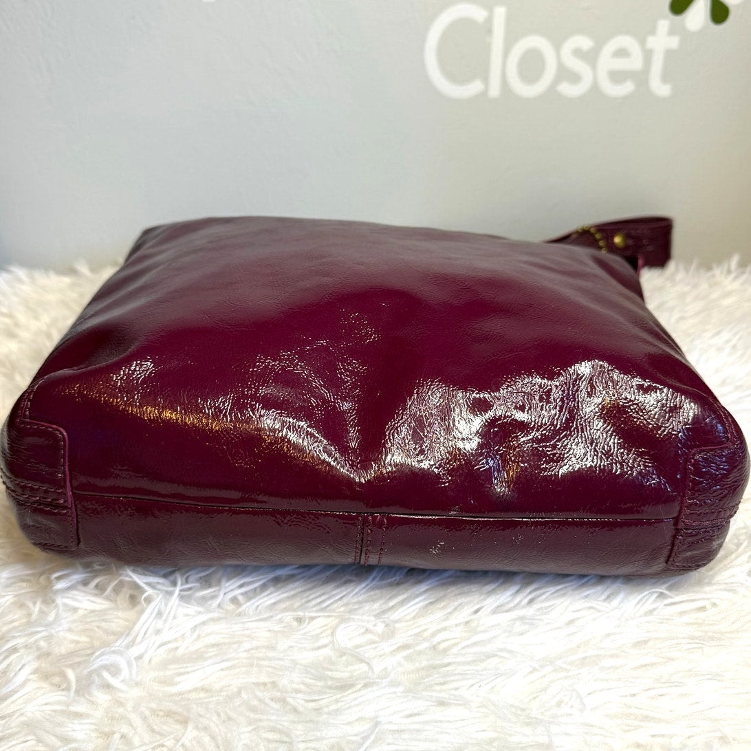 y2k COACH Patent Leather Hobo Shoulder bag Crossbody
