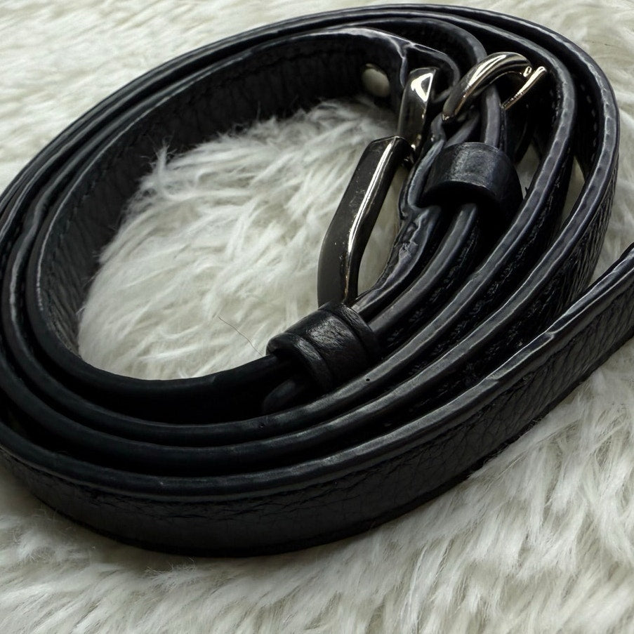 Black Silver Crossbody Replacement Strap