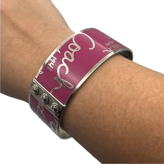 COACH Purple Signature Bangle Bracelet