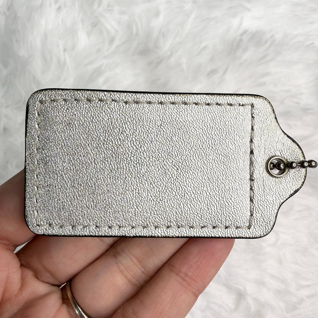 2" COACH Fob Bag Charm Hang tag Hangtag