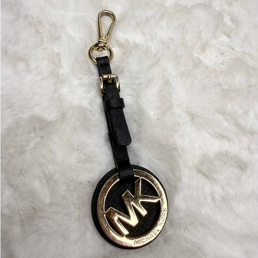 Michael Kors Black Gold key fob bag charm
