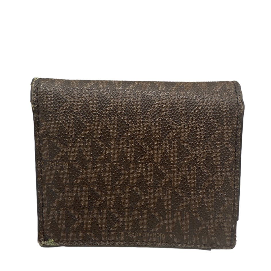 Michael Kors Brown Signature Card Wallet