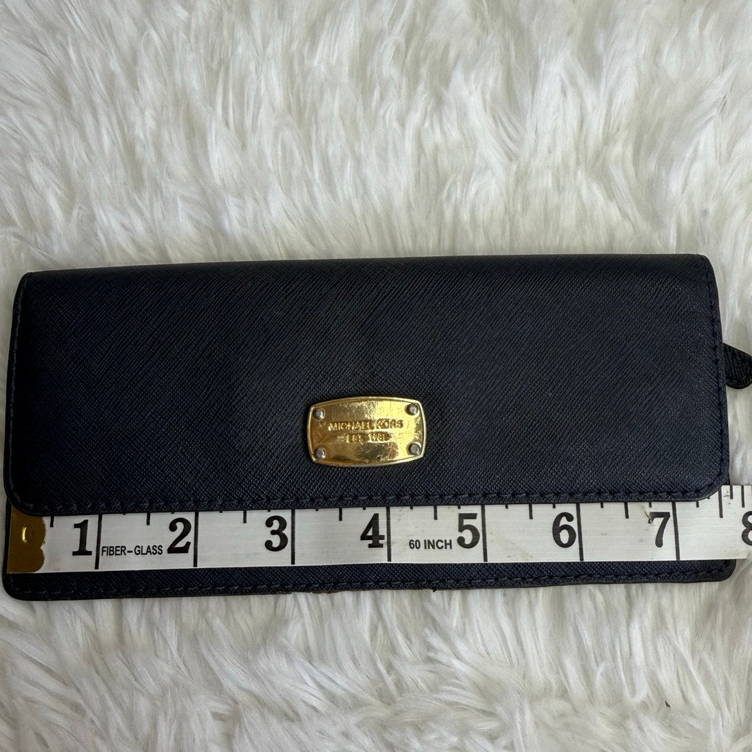 Michael Kors Blue Slim Wallet