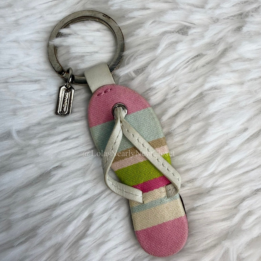 y2k COACH Vintage Sandal Bag Charm Key Chain
