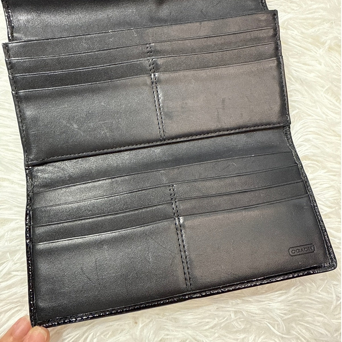 COACH Ashley Signature Canvas Jacquard  Wallet