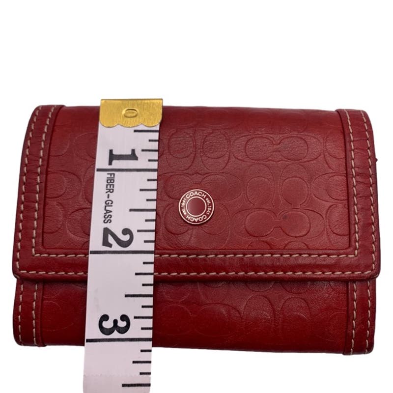 Vintage COACH Red Cardholder