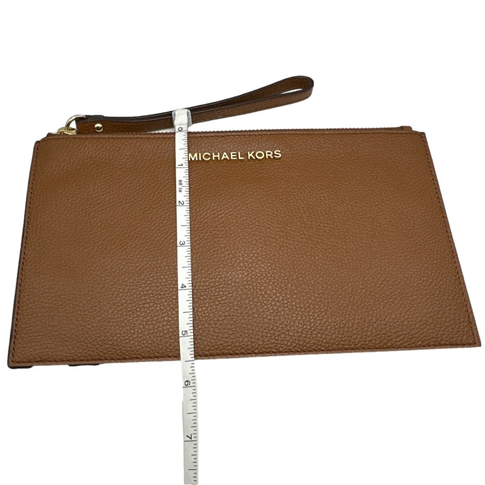 MICHAEL KORS Brown Wristlet