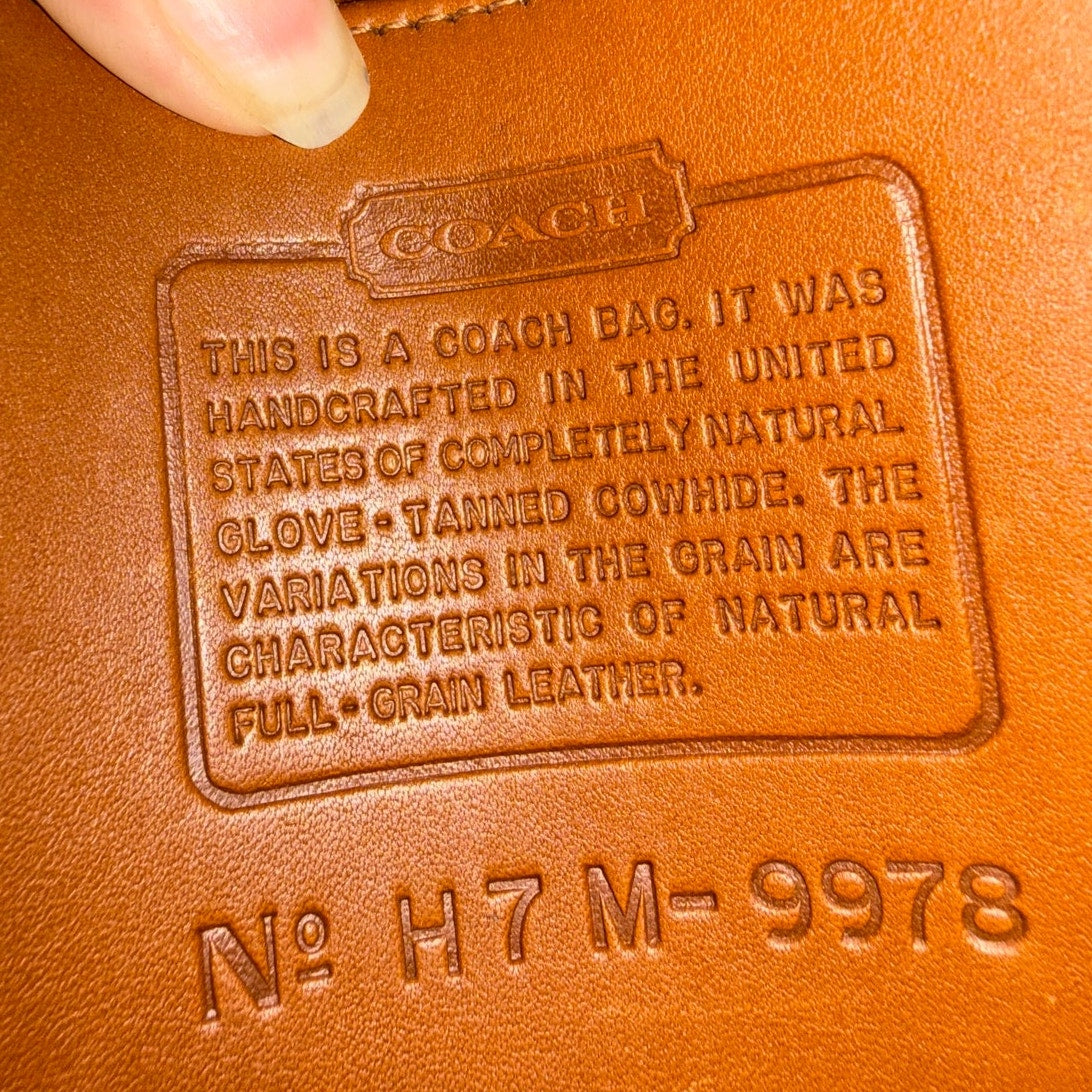 Vintage Coach Project Bag Small SidePack 9978 British Tan Crossbody
