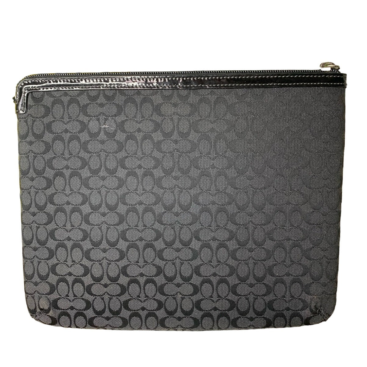 COACH Black Canvas Signature Tablet Case Sleeve