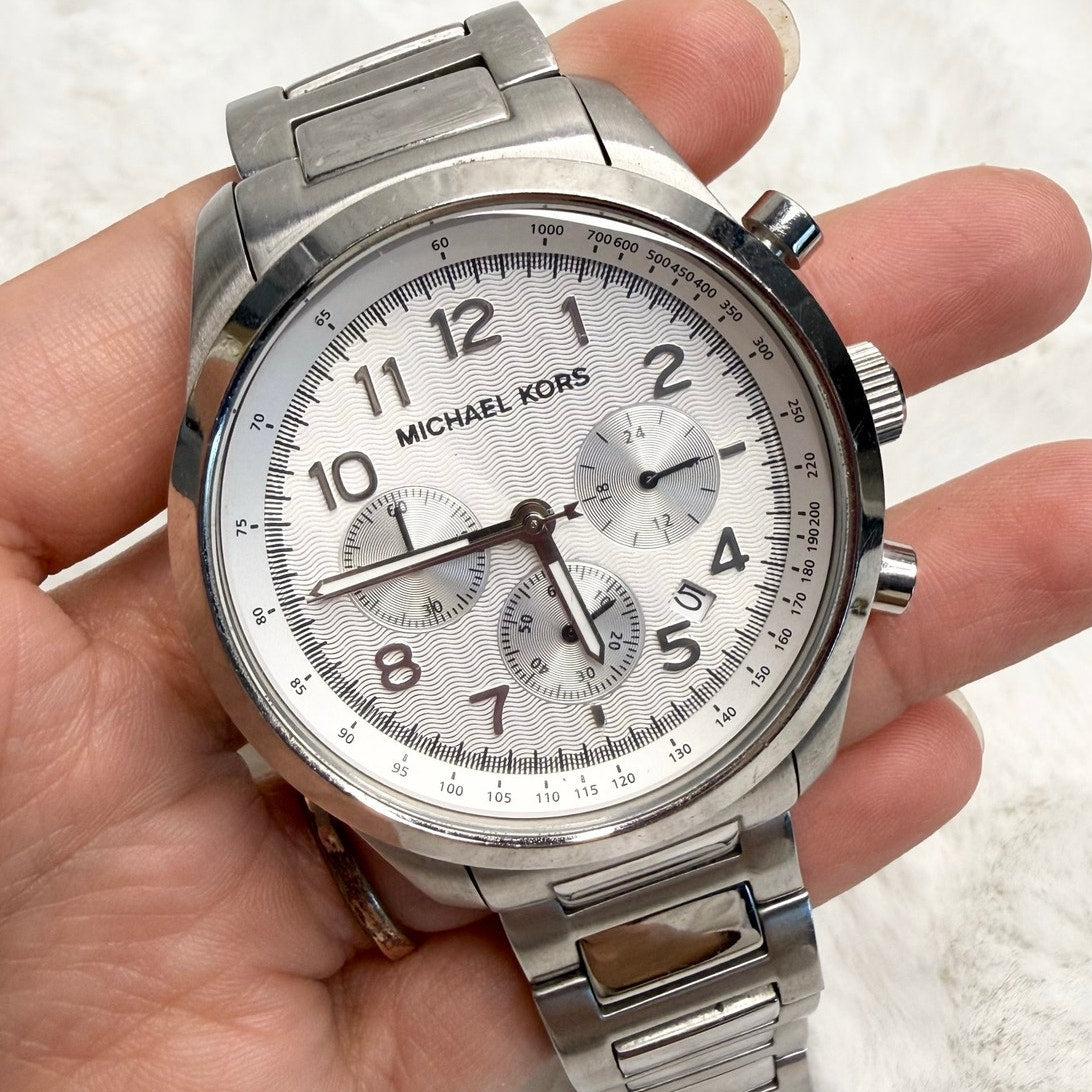 Michael Kors Silver Runway Women’s Watch