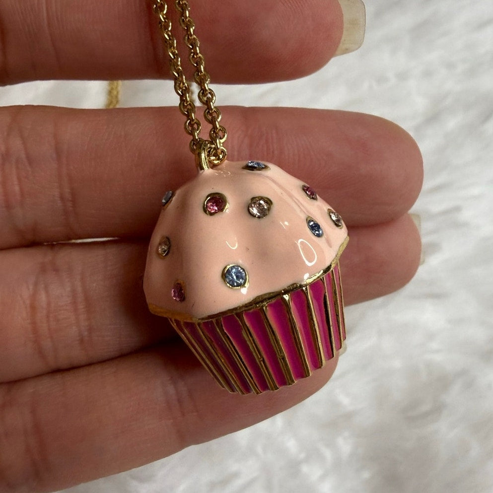 KATE SPADE Magnolia Bakery Take The Cake Statement Necklace