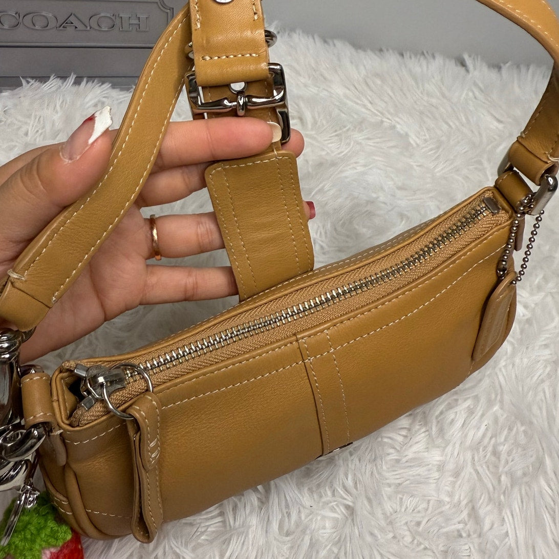 y2k COACH Vintage Demi Hampton Pochette Mini Purse Bag