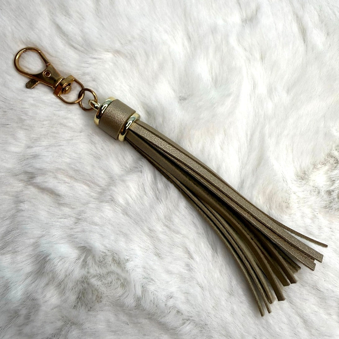 NEW Bronze Tassel Bag Charm Tassels Keychains Purse Fashion Charm
