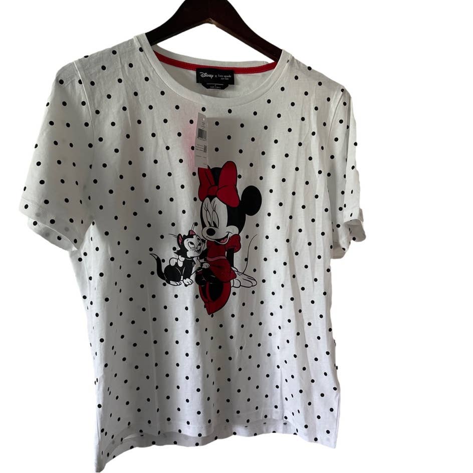 NWT Disney X Kate Spade New York Minnie And Figaro T-shirt