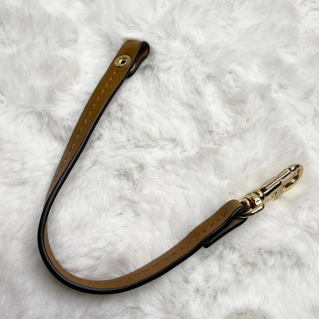Brown Gold Replacement Wristlet Clutch Strap