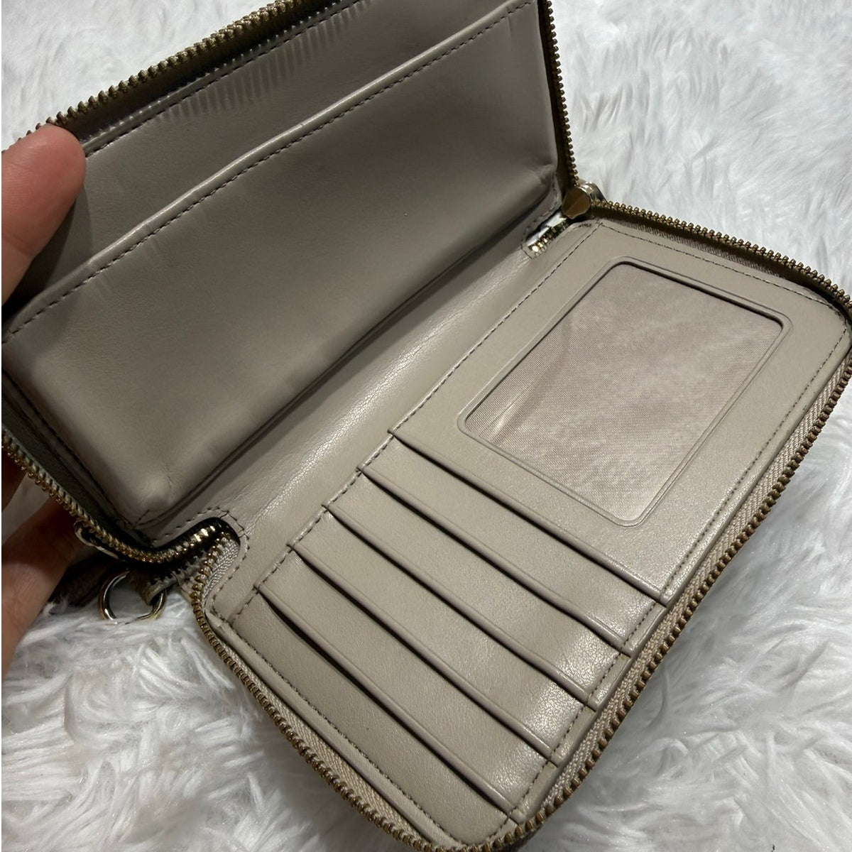 Coach Medium ID Zip Around Wallet