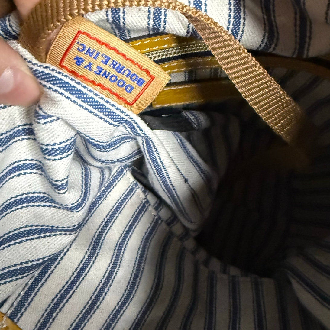 DOONEY & BOURKE Yellow Beacon Drawstring Shoulder Bag Purse