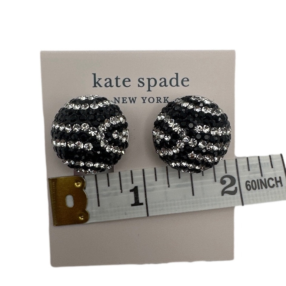 KATE SPADE New York EARN YOUR STRIPES STATEMENT STUDS IN BLACK