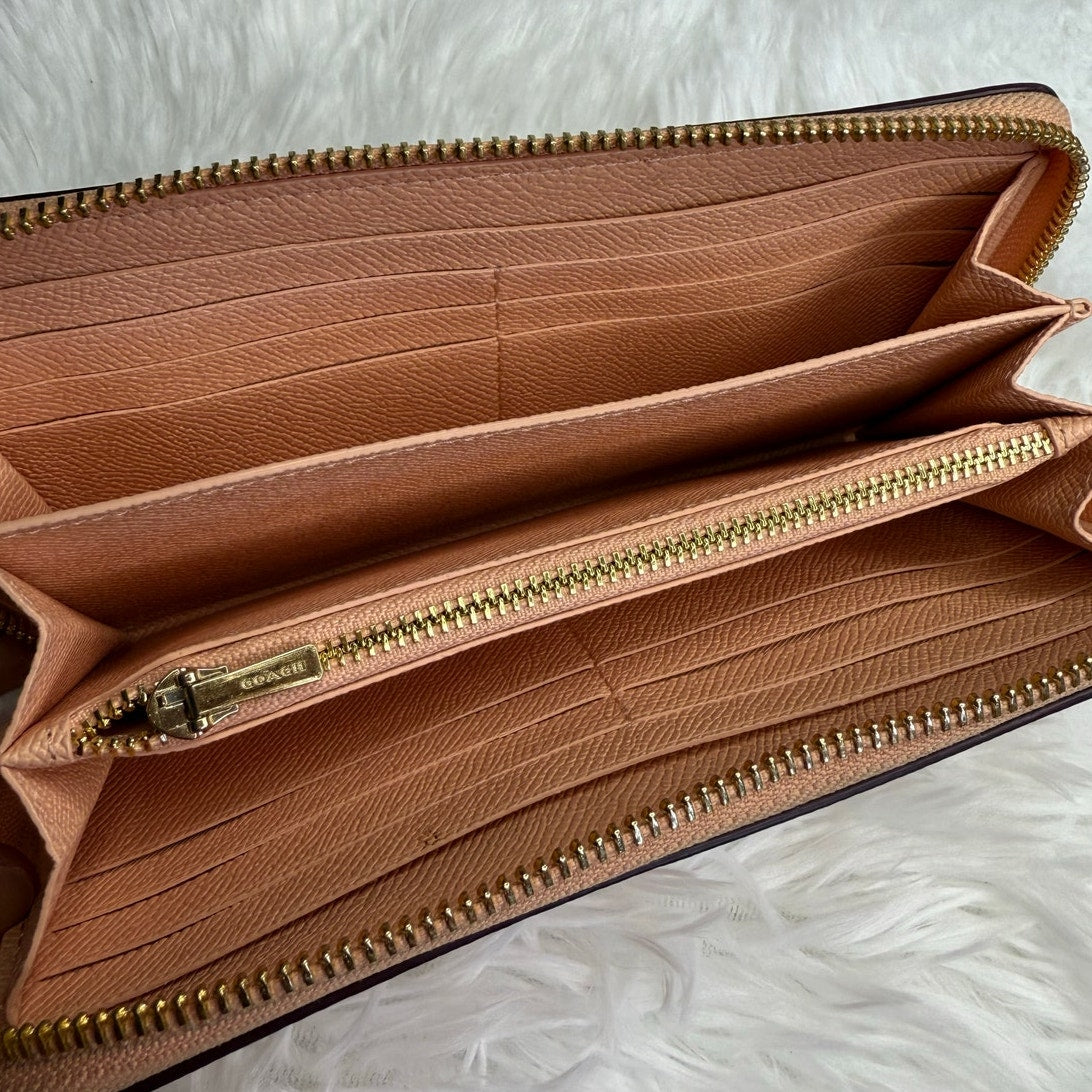COACH Zip Around Wallet