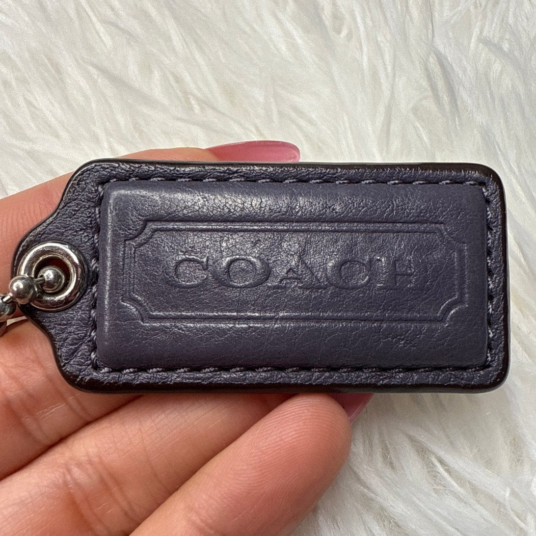 2" COACH Fob Bag Charm Hang tag Hangtag