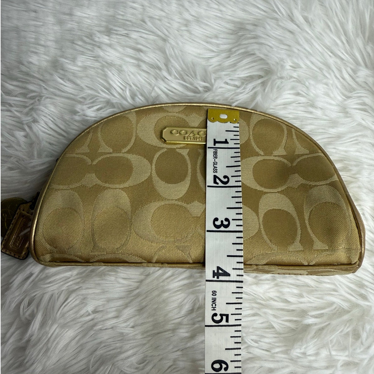 COACH Limited Edition Collection Estee Lauder Cosmetic Case Make up Bag