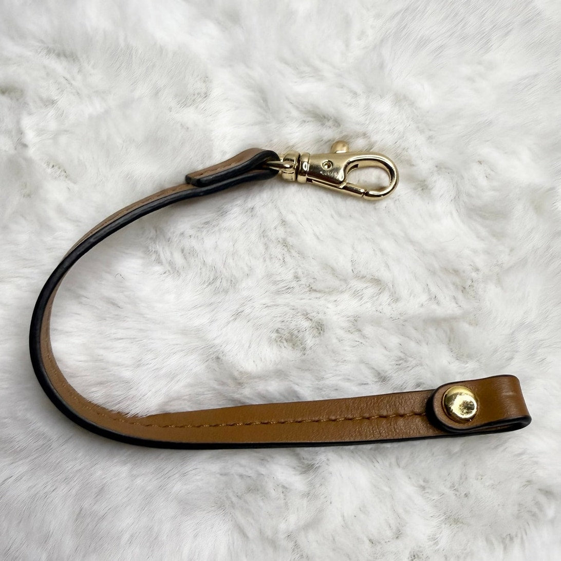 Brown Gold Replacement Wristlet Clutch Strap