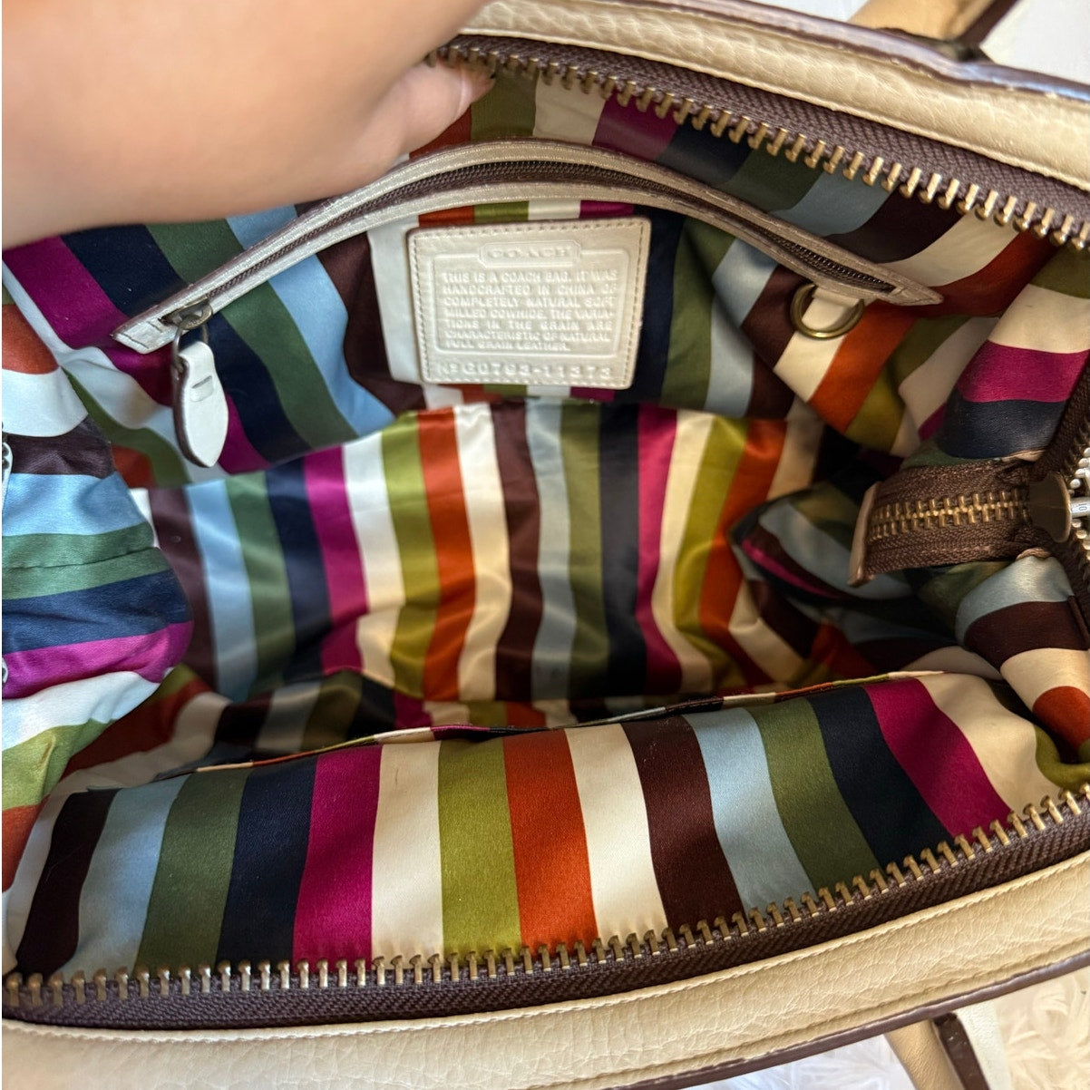 y2k Coach 65th Bleeker Legacy Thompson Bag Satchel Shoulder Bag RARE 11373