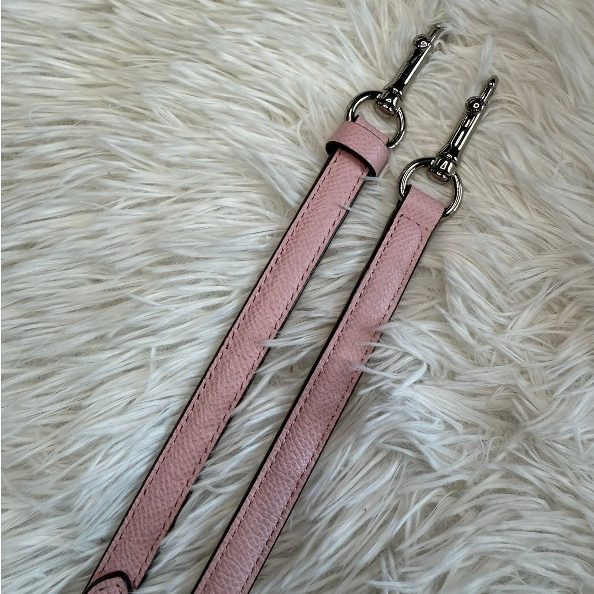 COACH Pink Silver Replacement Strap