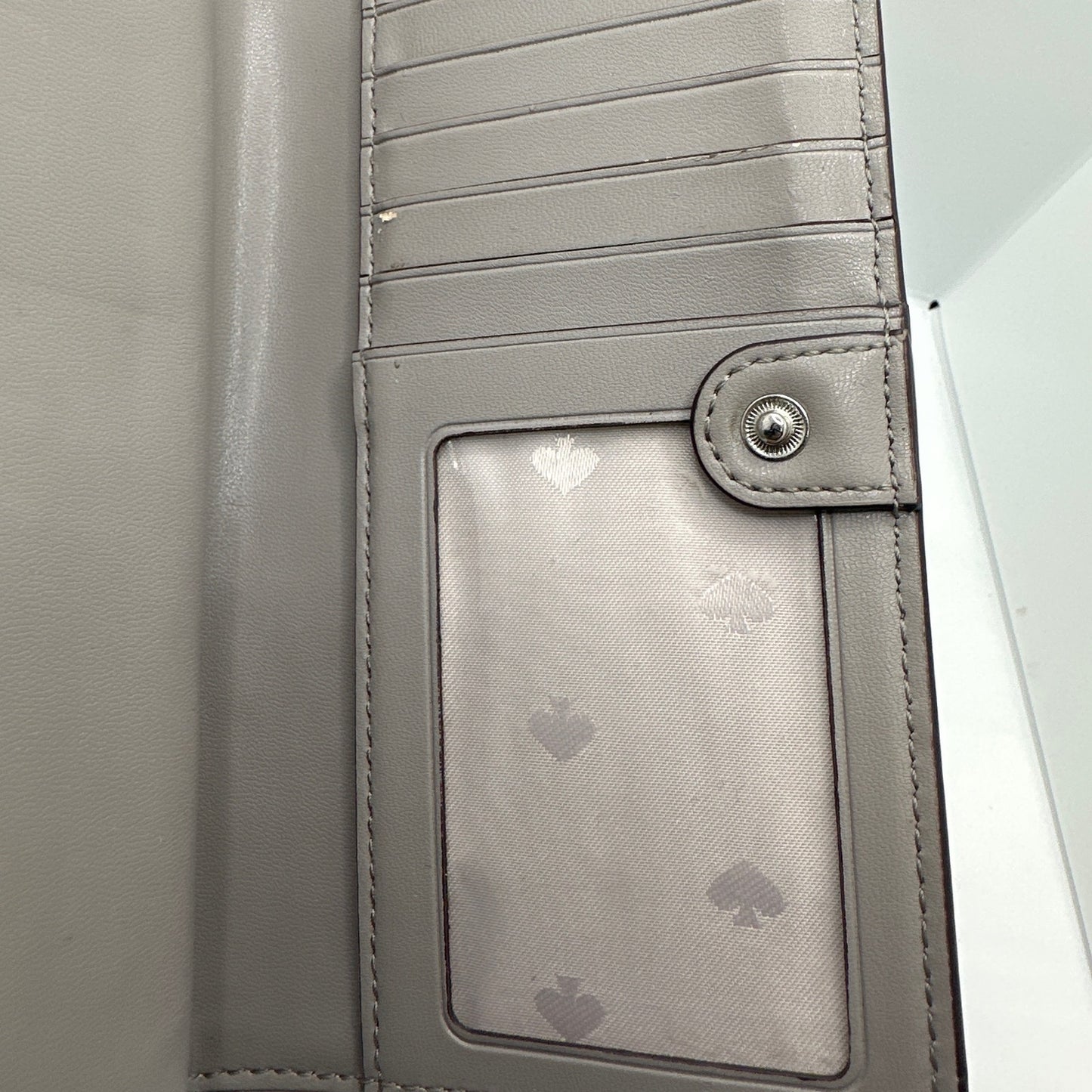 KATE SPADE New York Gray Spencer Slim Wallet