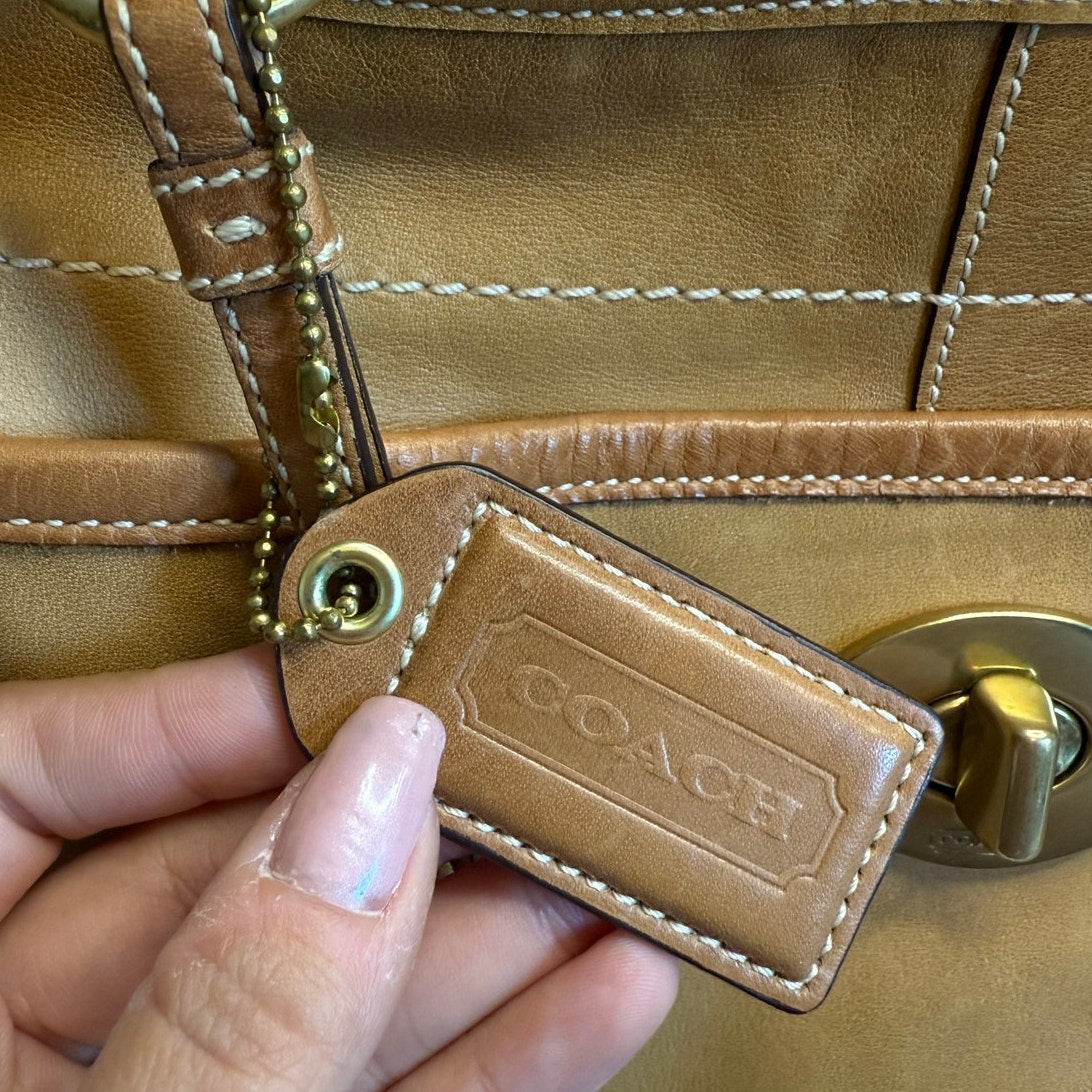 Vintage Coach y2k 10741 Two-Tone Ergo Hobo Bag One Shoulder Bag