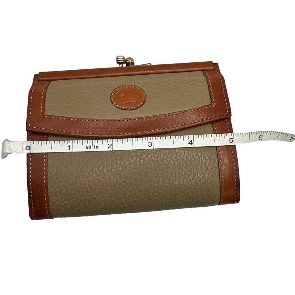 Vintage DOONEY & BOURKE Brown and Taupe Wallet