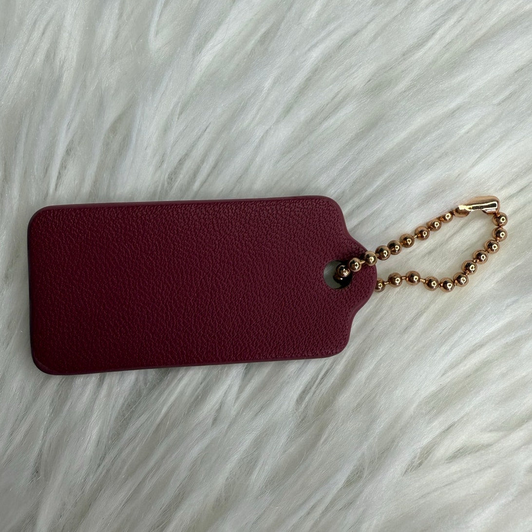 COACH Replacement Hang Tag Key Fob Bag Charm