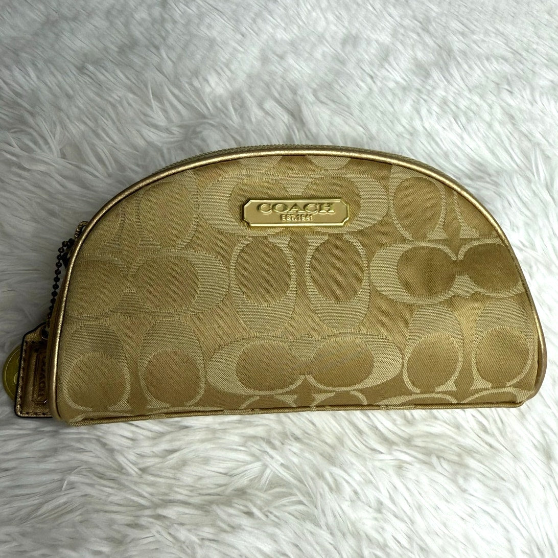 COACH Limited Edition Collection Estee Lauder Cosmetic Case Make up Bag