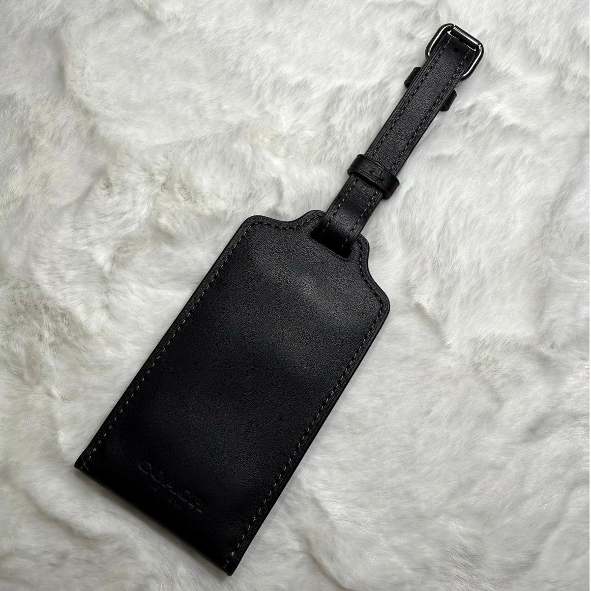 NWT COACH Luggage Tag With Penguin Print