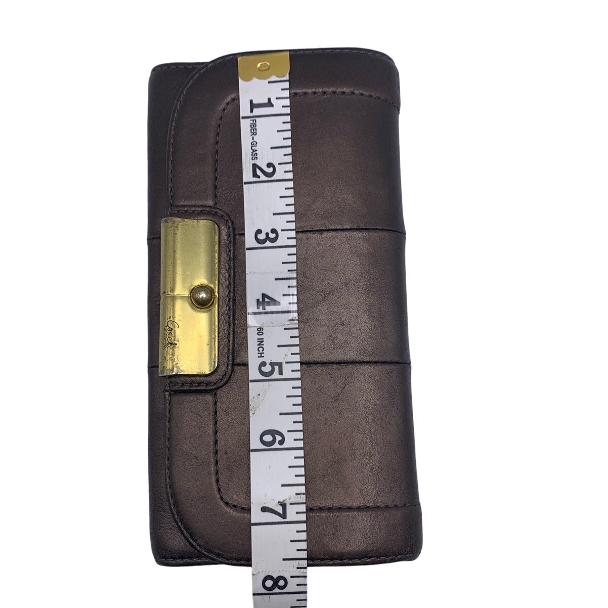 COACH Metallic Brown Wallet